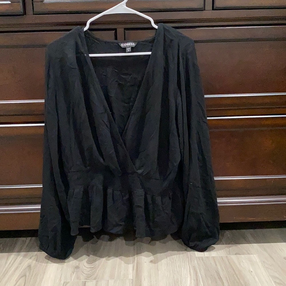 Express Black Blouse